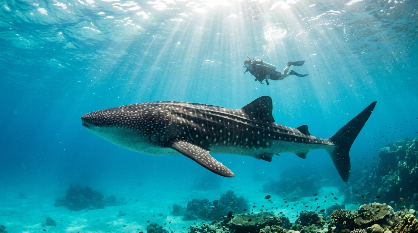 Requins-baleines aux Seychelles : saison, spots et règles d’observation