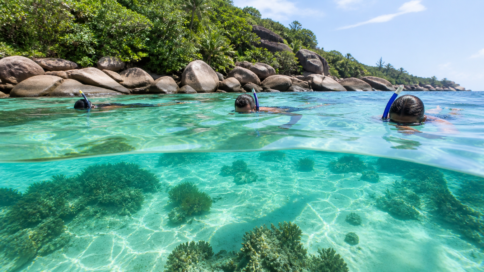 Snorkeling à Mahé aux Seychelles : spots, conditions et bons réflexes