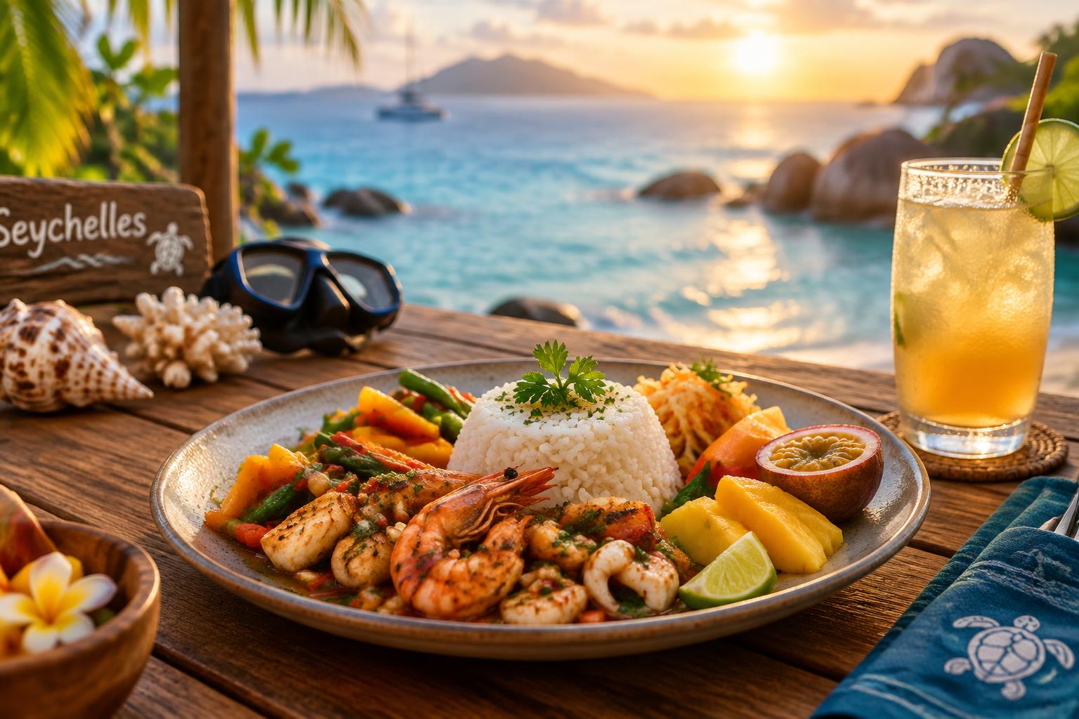 Cuisine créole aux Seychelles : que manger après la plongée, où aller et quoi boire ?