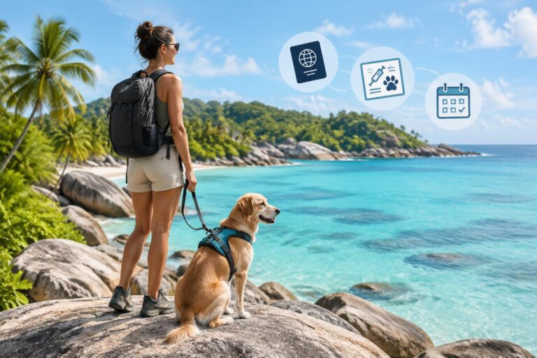 Voyager aux Seychelles avec son animal : retour sans blocage