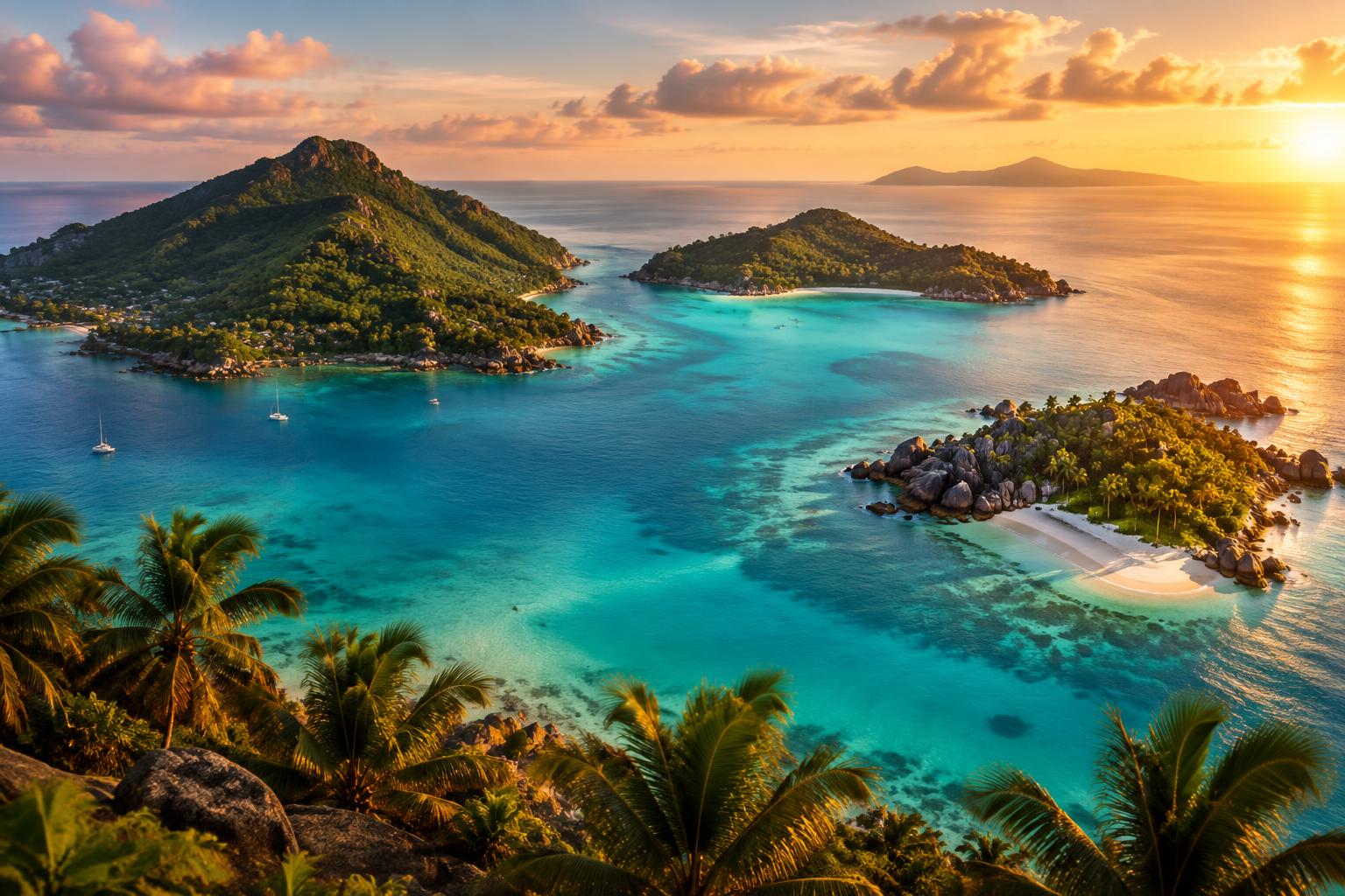 Trois îles, deux rythmes : l’itinéraire romantique pour une lune de miel aux Seychelles