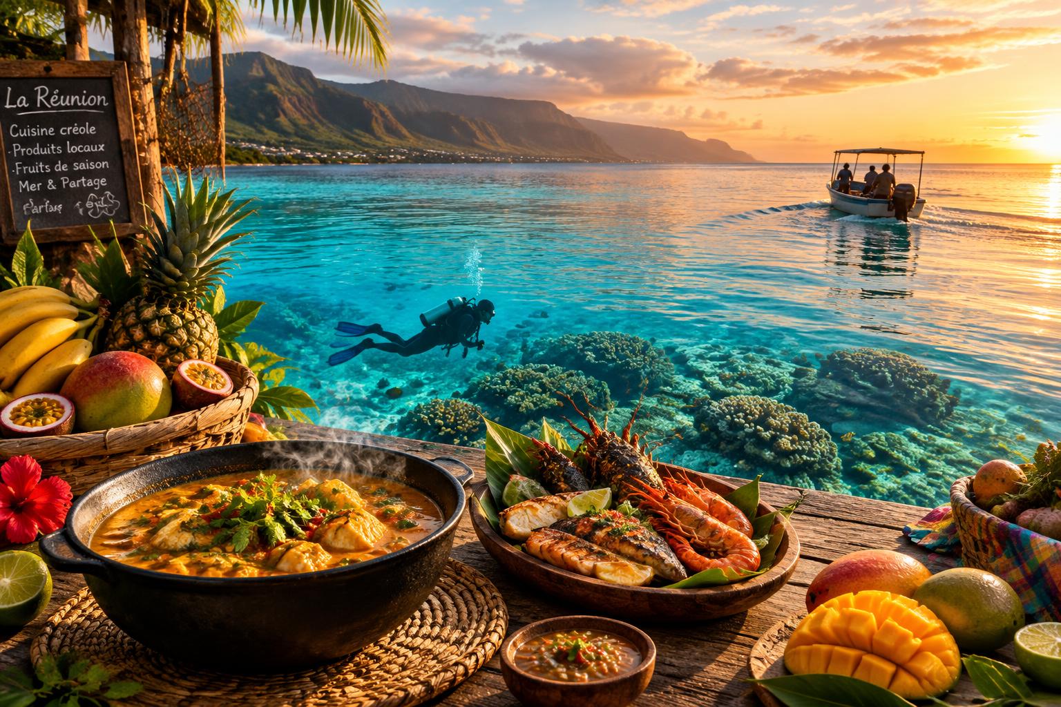 Plongée et cuisine créole : une journée au lagon sans courir