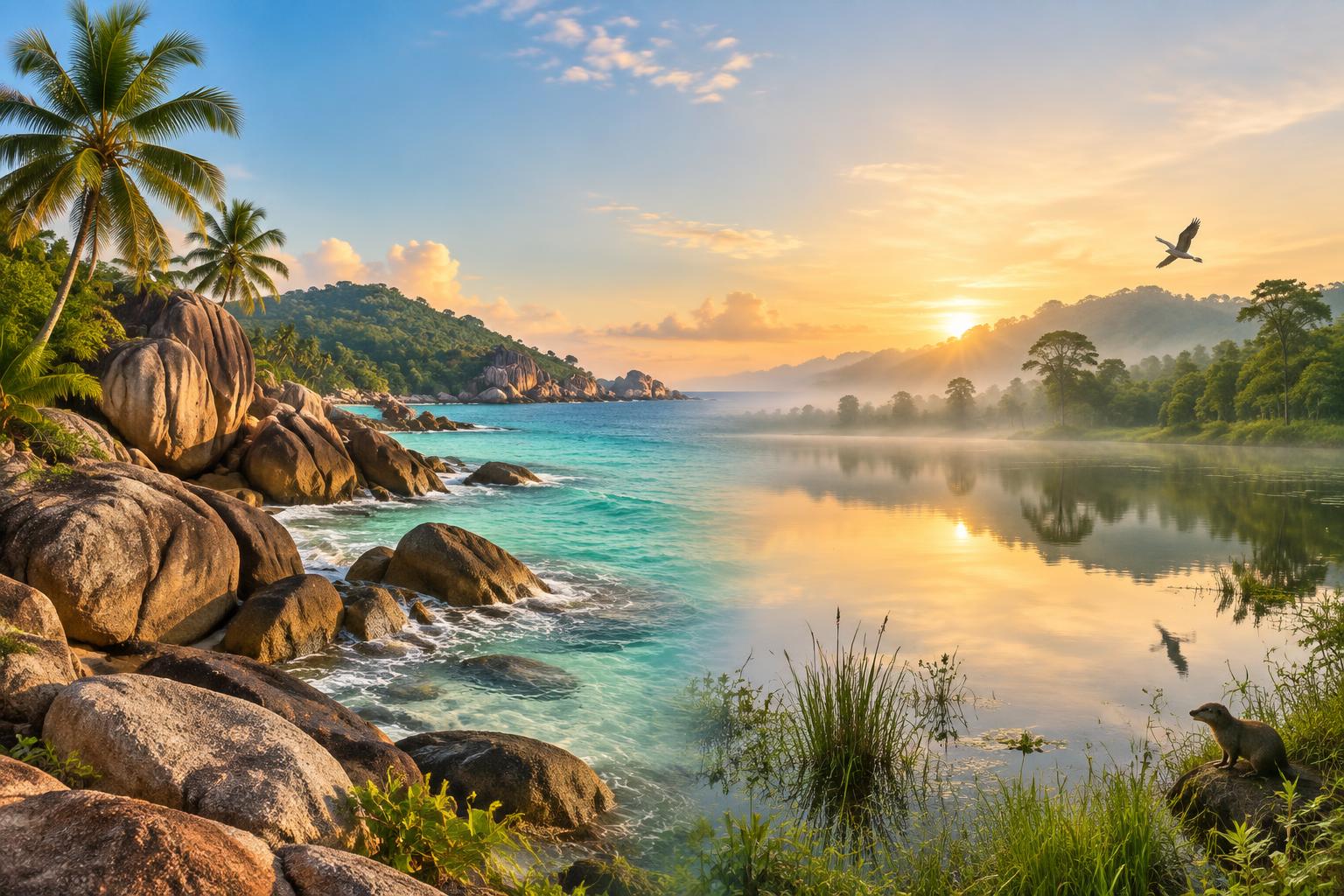 Les Seychelles gagnent en relief, les eaux douces en calme : le bon choix pour votre voyage nature